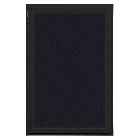 United Visual Products Indoor Enclosed Combo Board, 72"x36", Satin Frame/White Porc & Pumice UVCB7236-WHTPORC-PUMICE